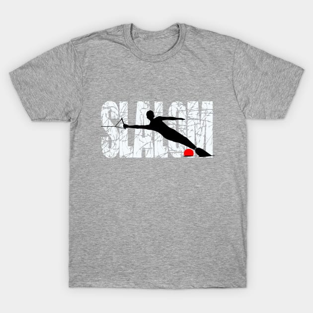 Slalom Water Skier - Man T-Shirt by The Tee Cat